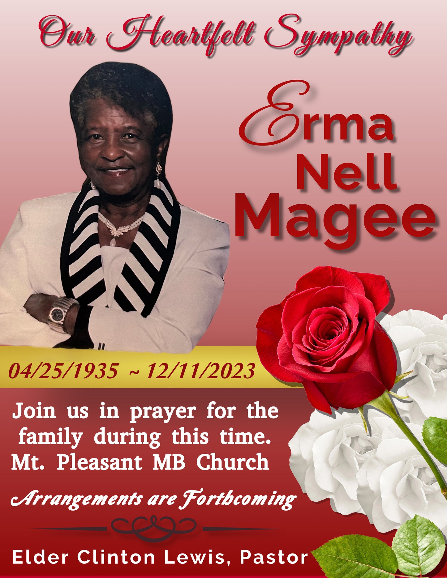 Funeral Announcement