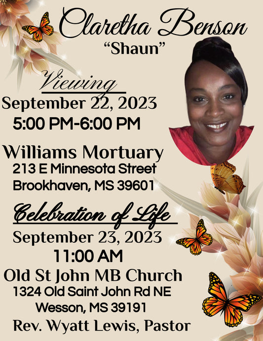 Funeral Announcement